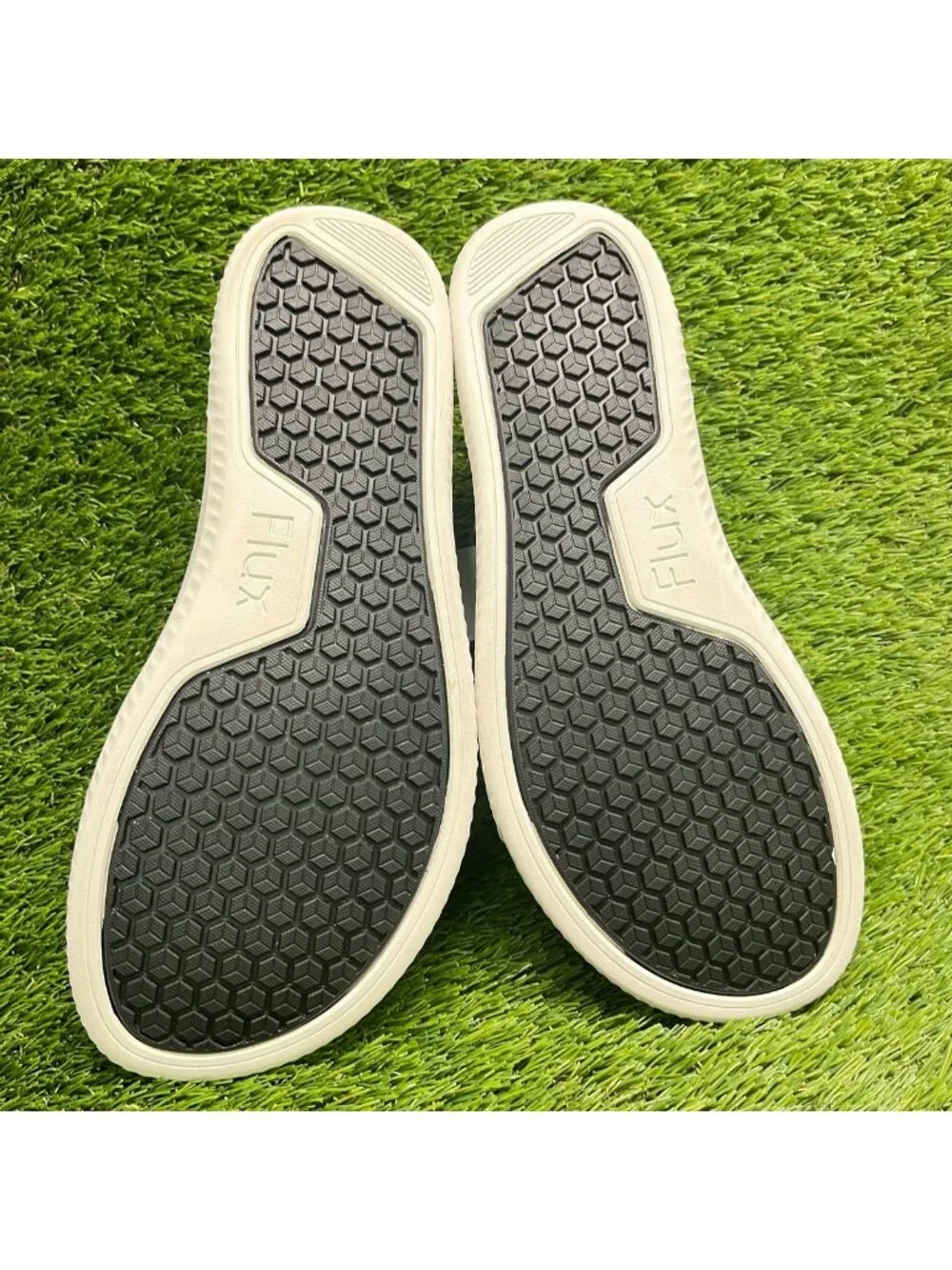 Flux Footwear Adapt Trainer Gray White Mens Size 11 Athletic Knit Shoes Sneakers